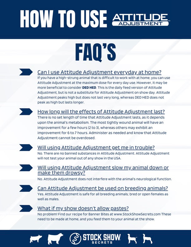 How to use Attitude Adjustment