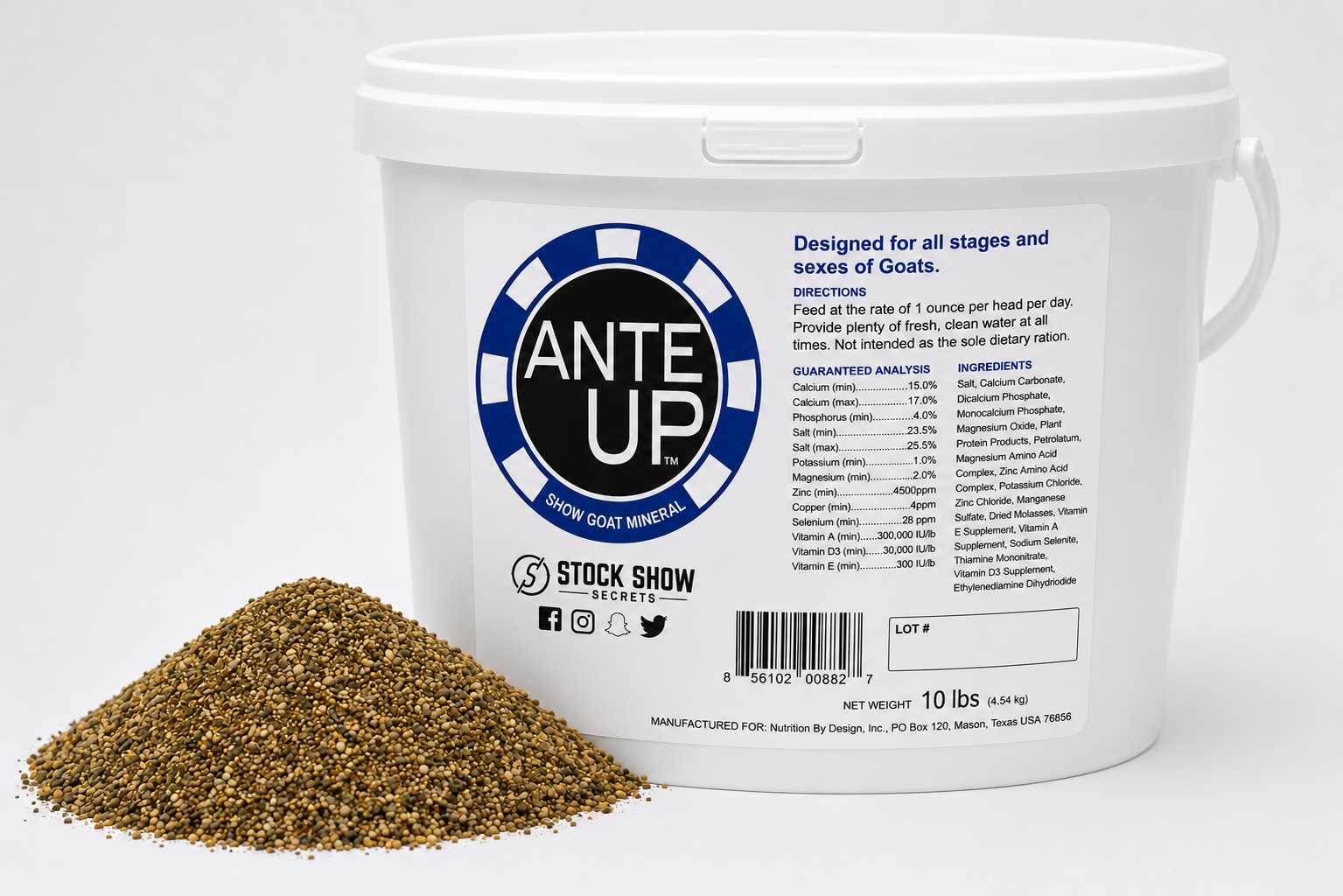 Ante Up Show Goat Mineral