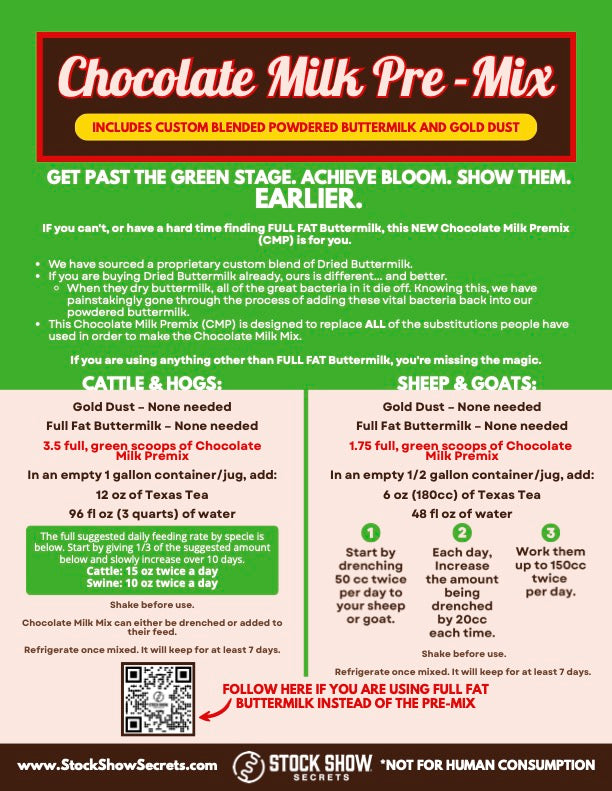 Chocolate Milk Pre-Mix Guide